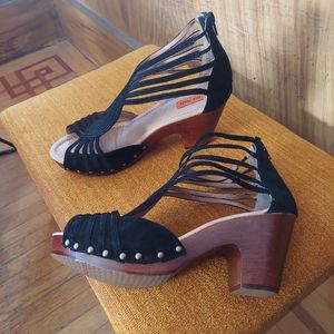 Miz Mooz Hayley Platform Sandals EUC Sz 10